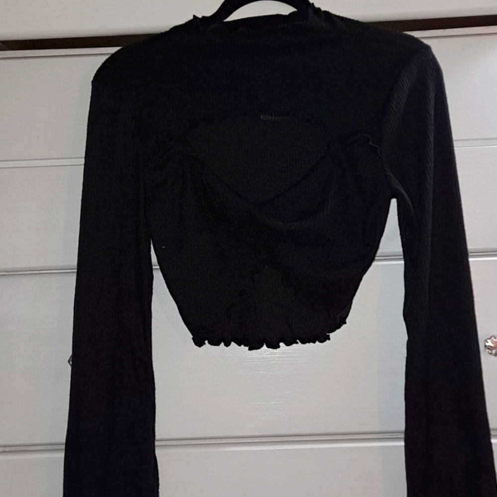 Black top with chest cut out